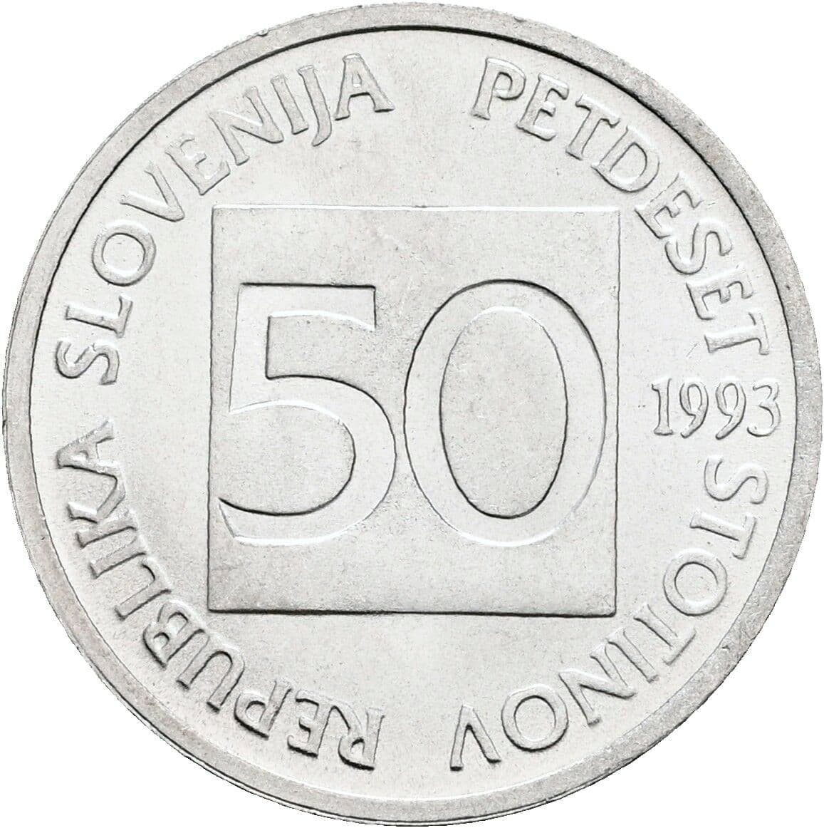 50 Stotinov 1993 – Vorderseite
