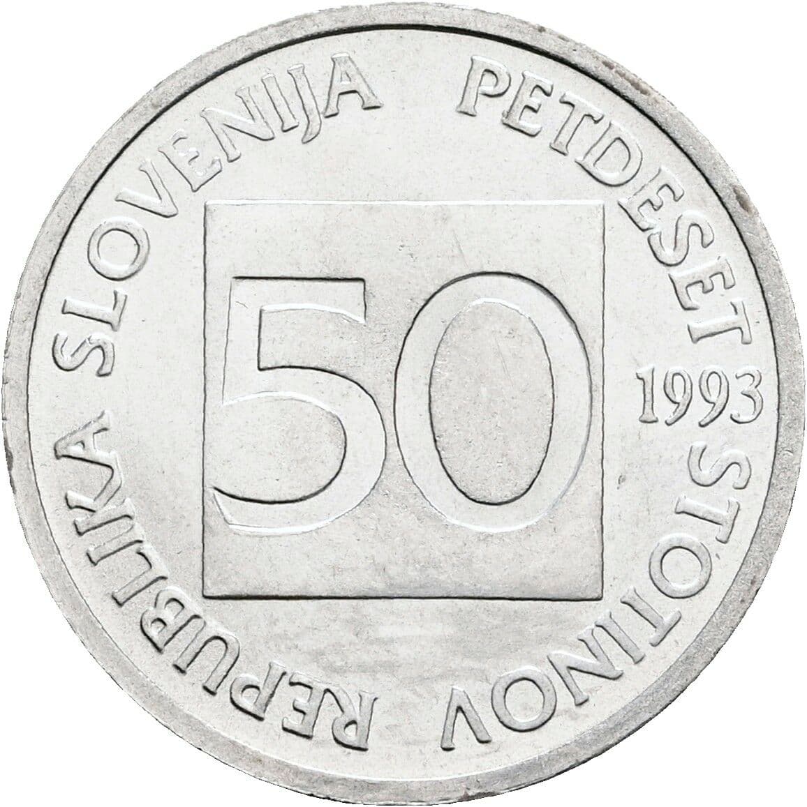 50 Stotinov 1993 – Vorderseite