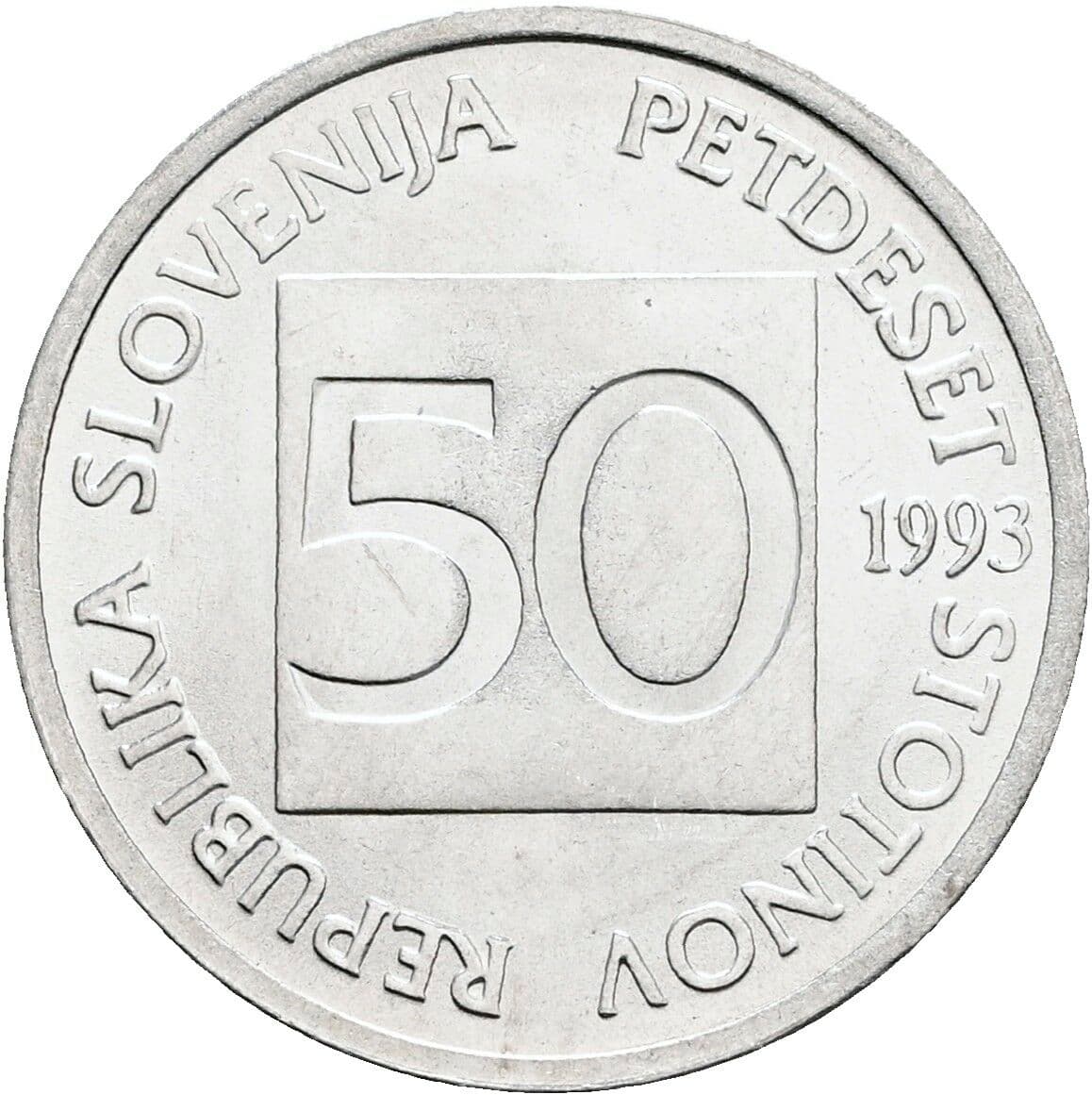 50 Stotinov 1993 – Vorderseite