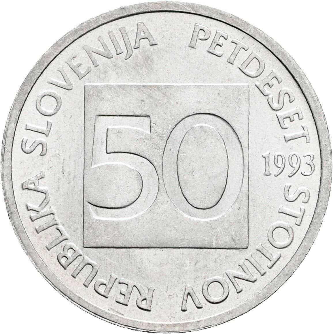 50 Stotinov 1993 – Vorderseite