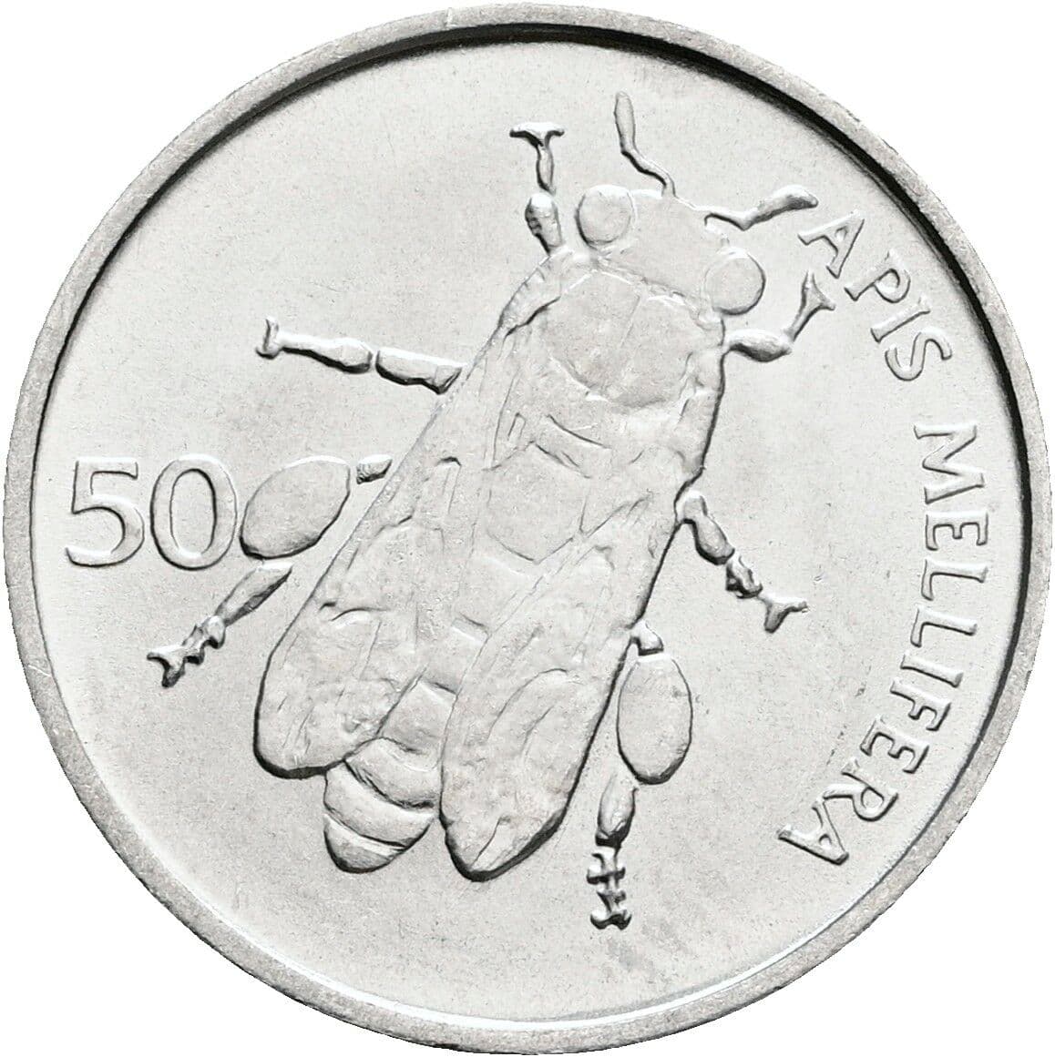 50 Stotinov 1993 – Rückseite