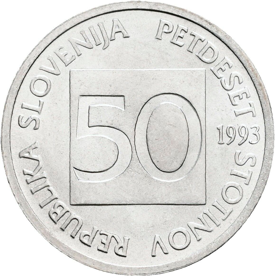 50 Stotinov 1993 – Vorderseite
