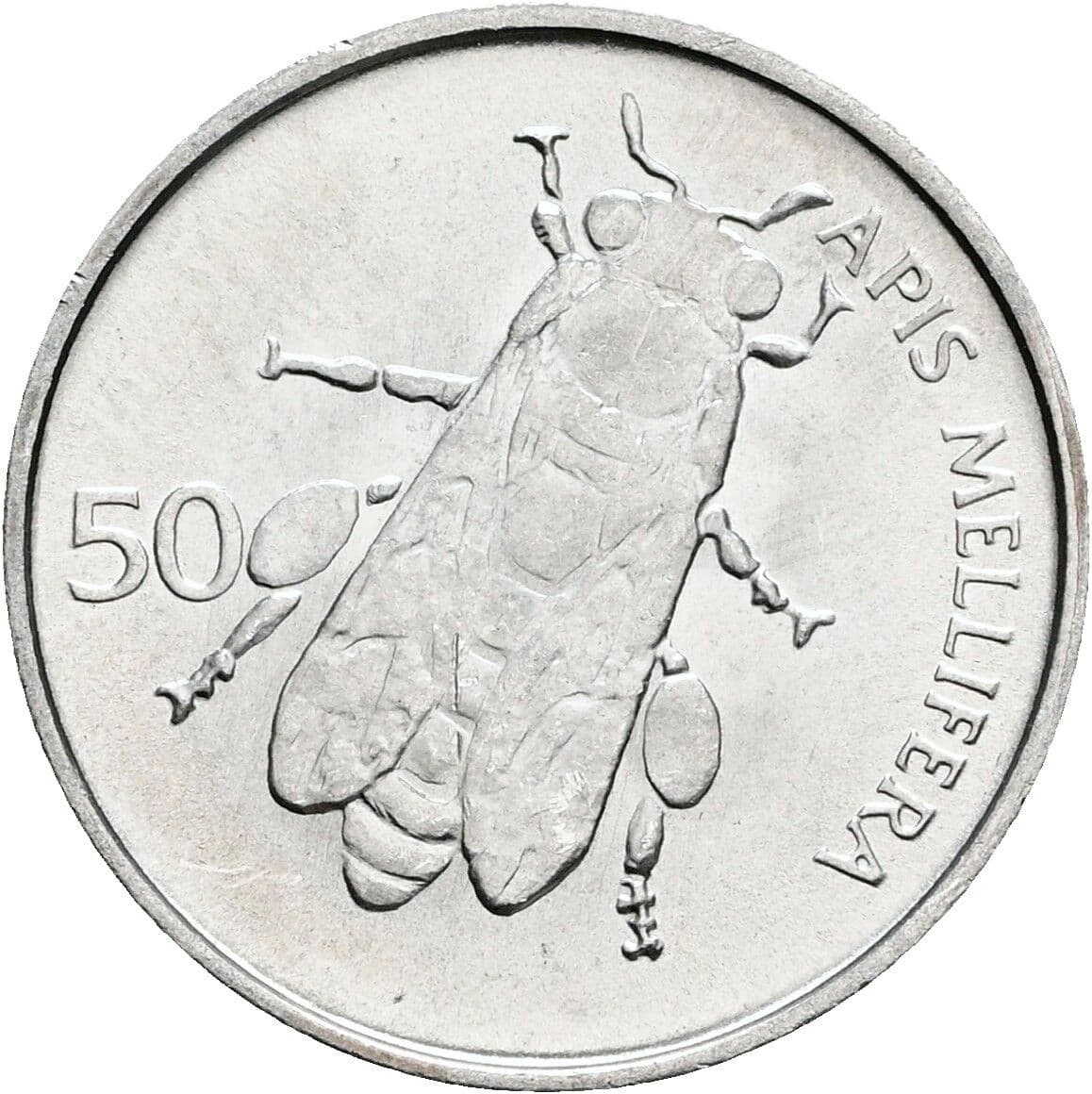 50 Stotinov 1993 – Rückseite