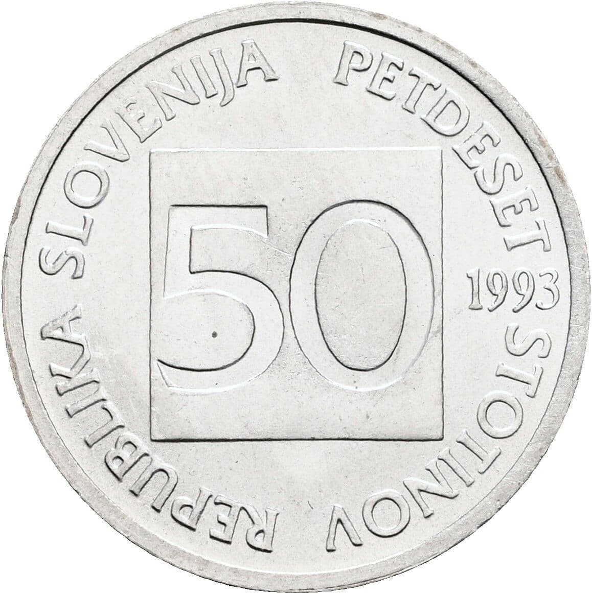 50 Stotinov 1993 – Vorderseite