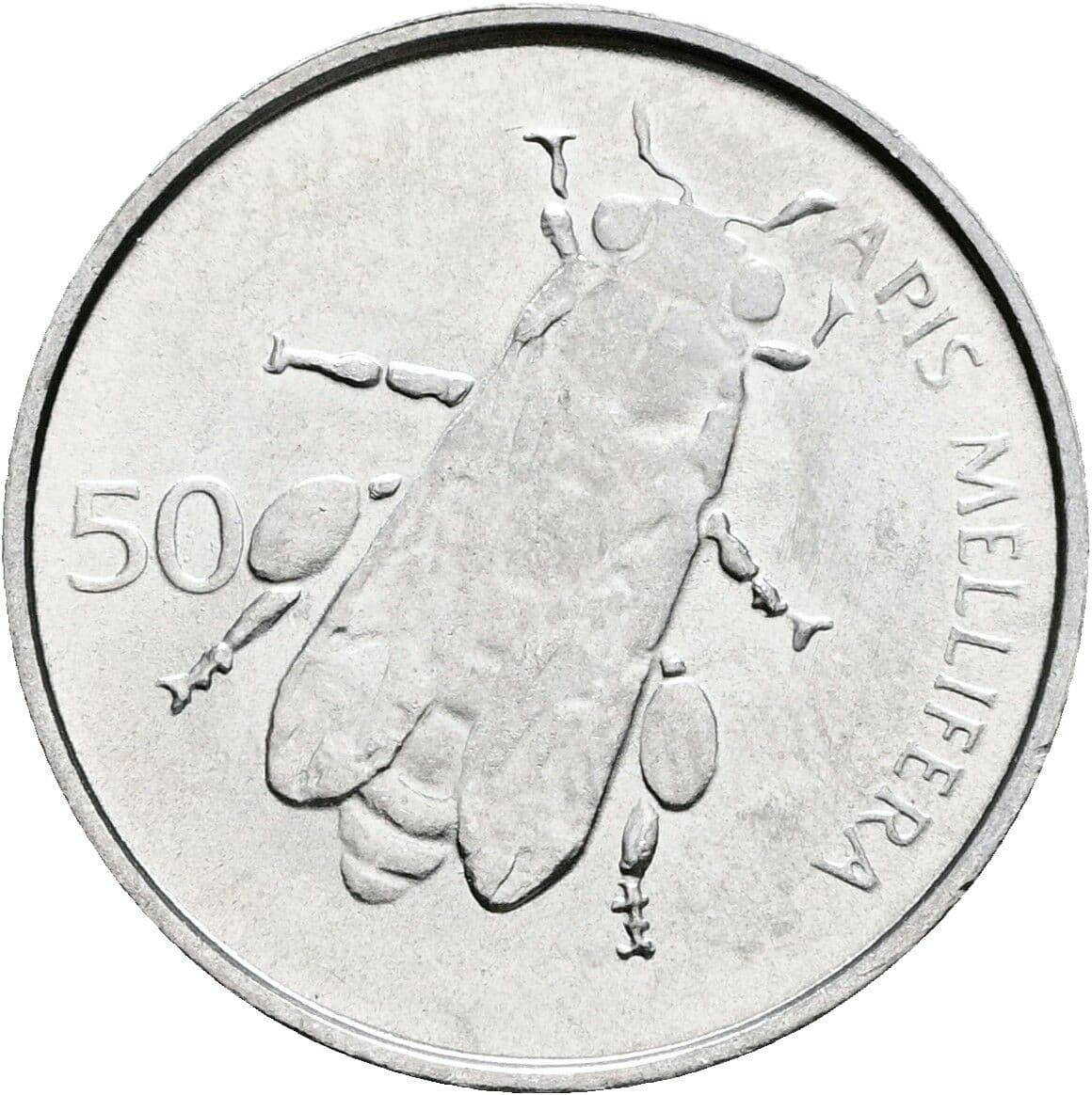 50 Stotinov 1993 – Rückseite