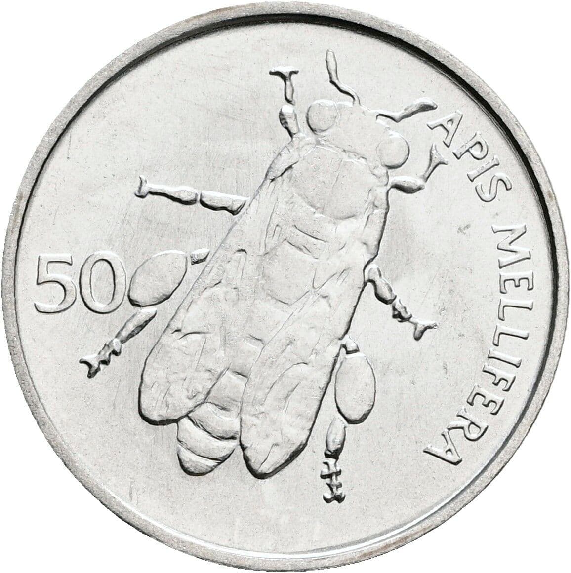 50 Stotinov 1993 – Rückseite
