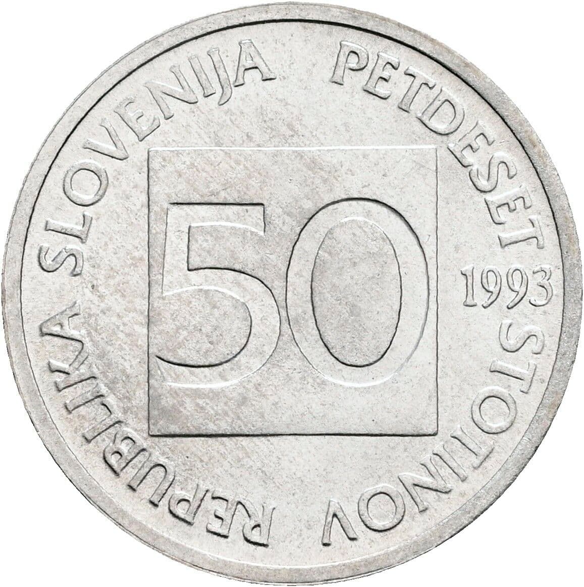 50 Stotinov 1993 – Vorderseite
