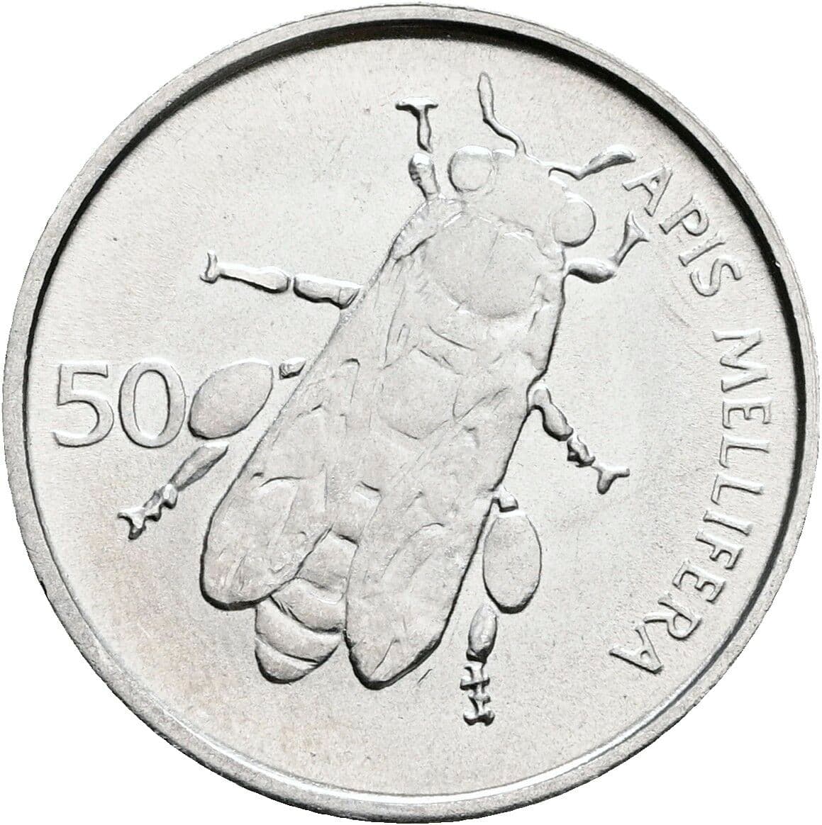 50 Stotinov 1993 – Rückseite