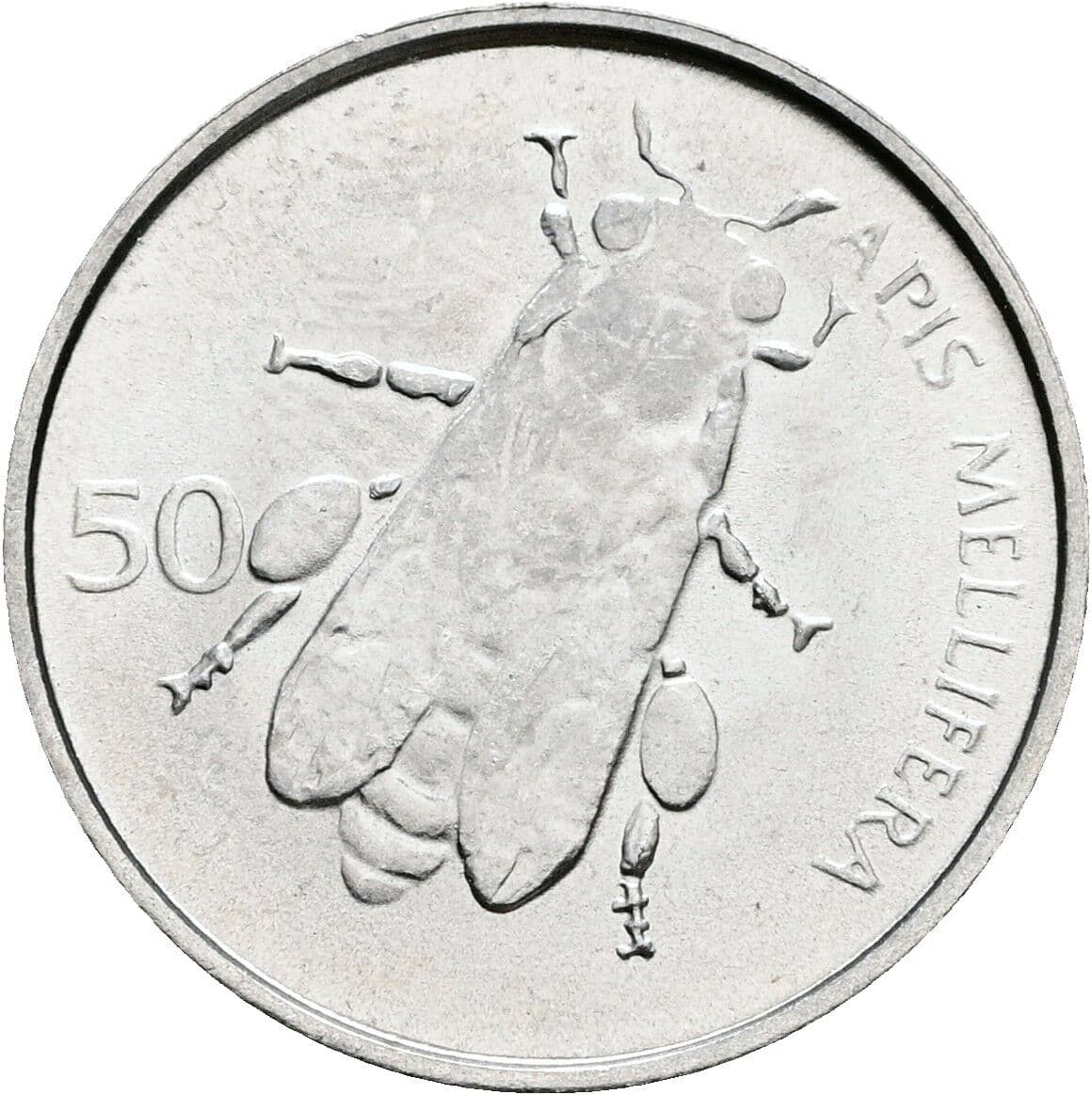 50 Stotinov 1993 – Rückseite