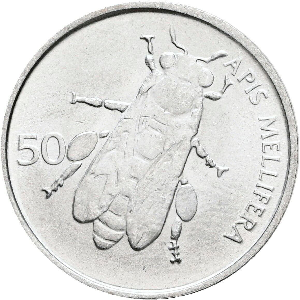 50 Stotinov 1993 – Rückseite