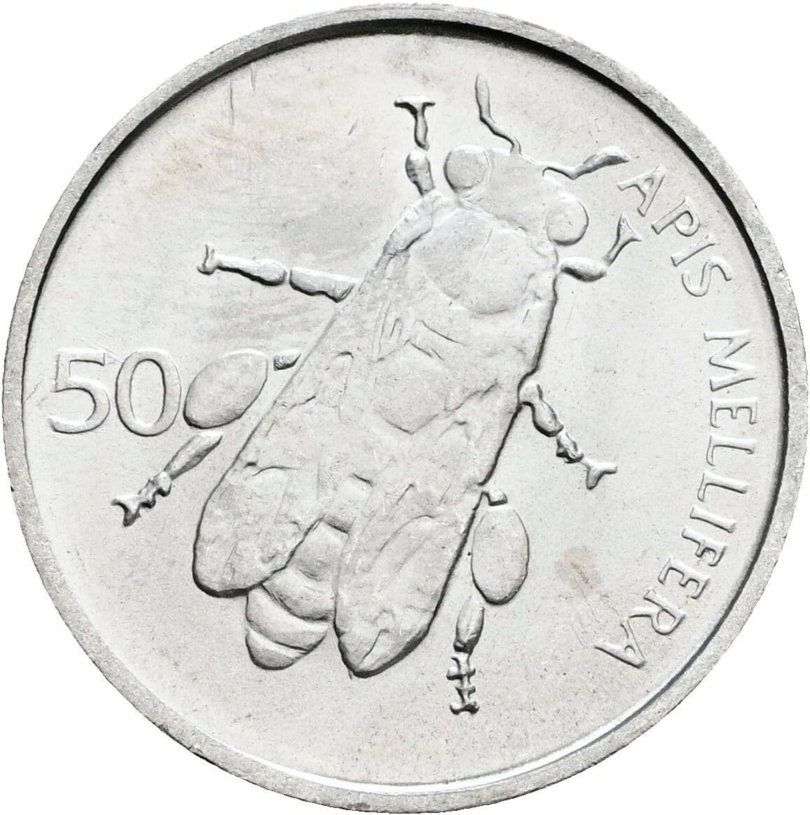 50 Stotinov 1993 – Rückseite