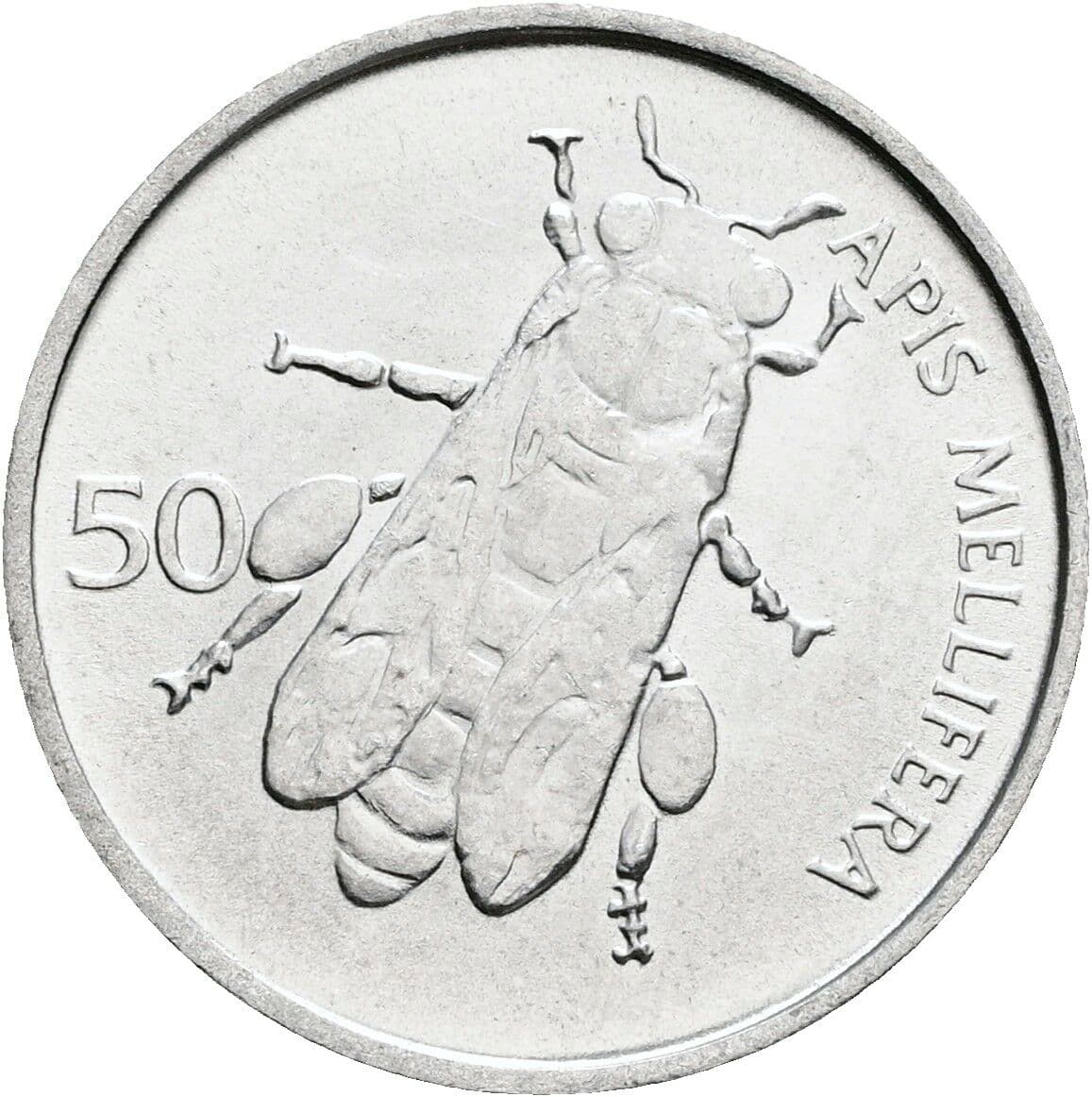 50 Stotinov 1993 – Rückseite