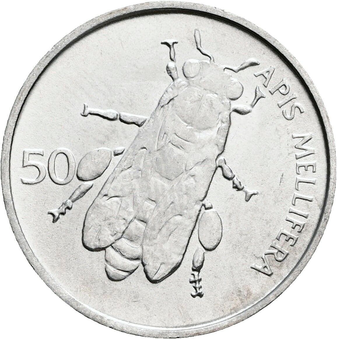 50 Stotinov 1993 – Rückseite