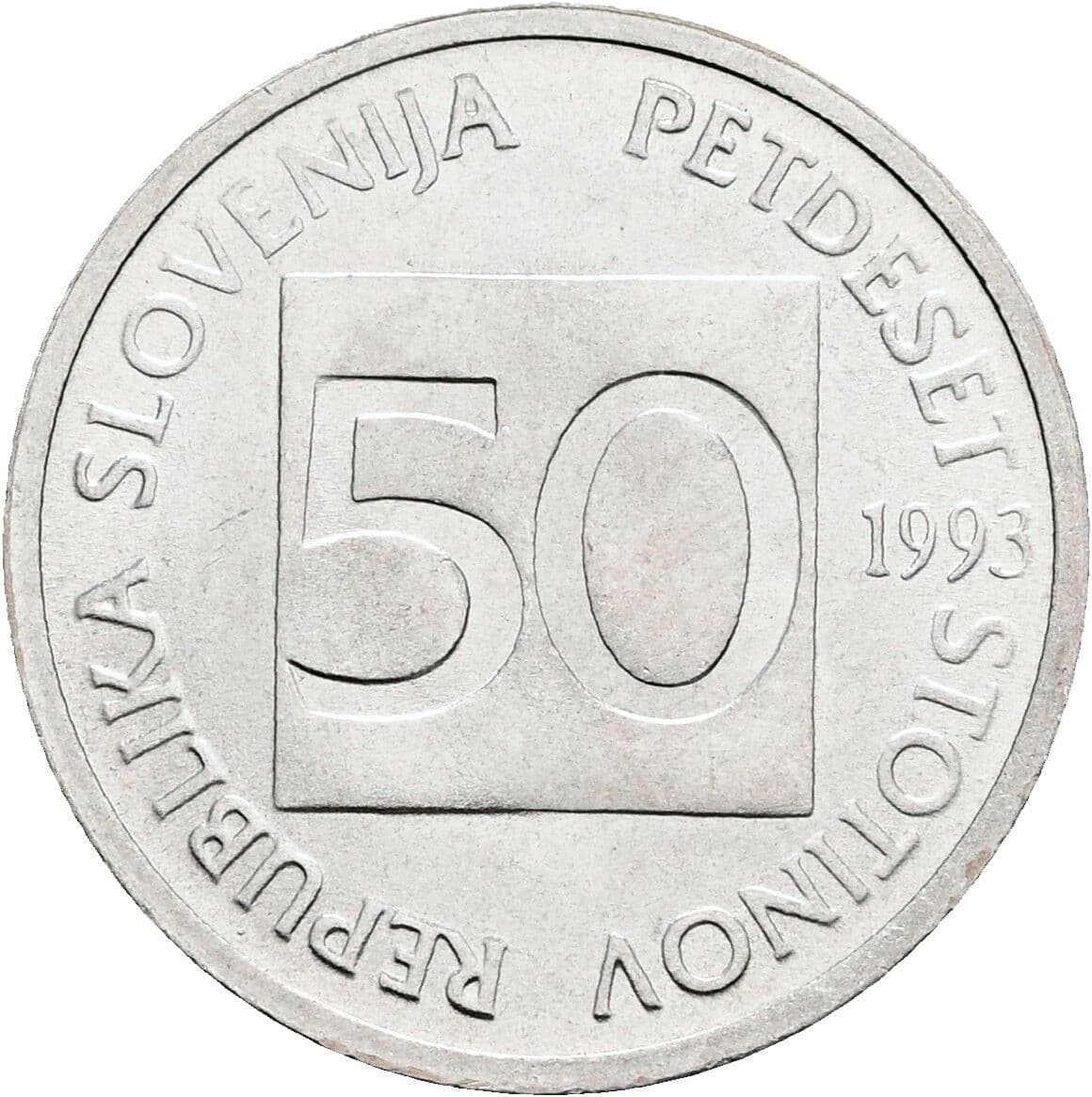 50 Stotinov 1993 – Vorderseite