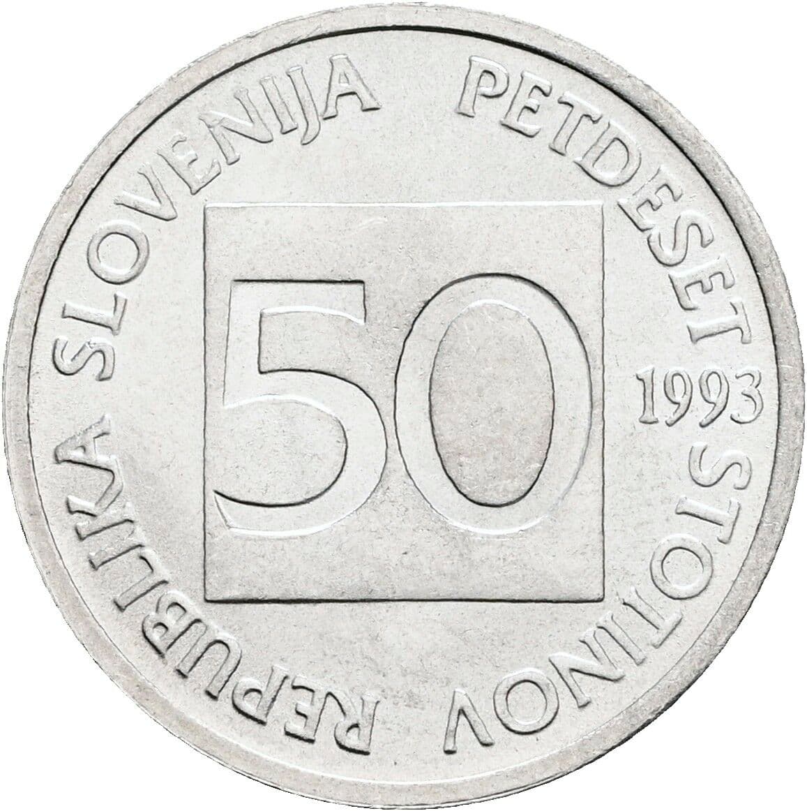 50 Stotinov 1993 – Vorderseite