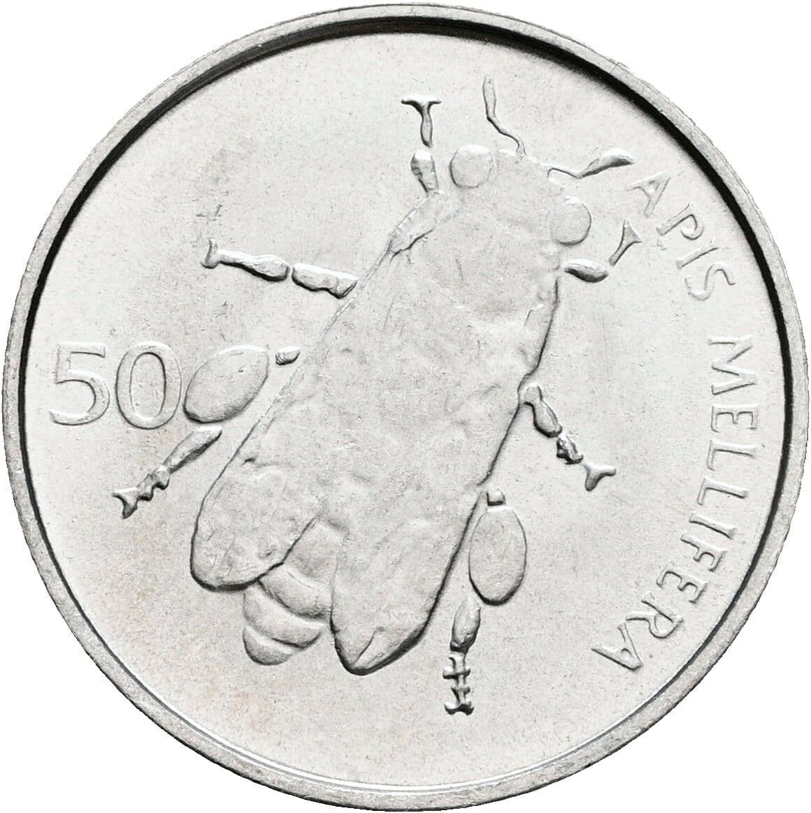 50 Stotinov 1993 – Rückseite