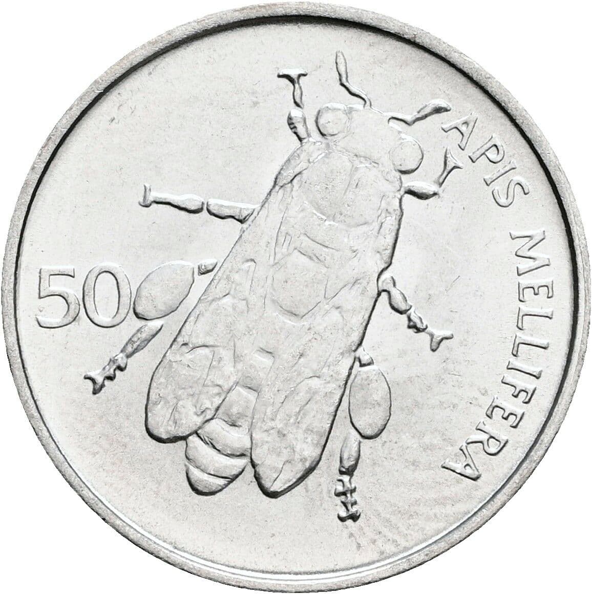 50 Stotinov 1993 – Rückseite