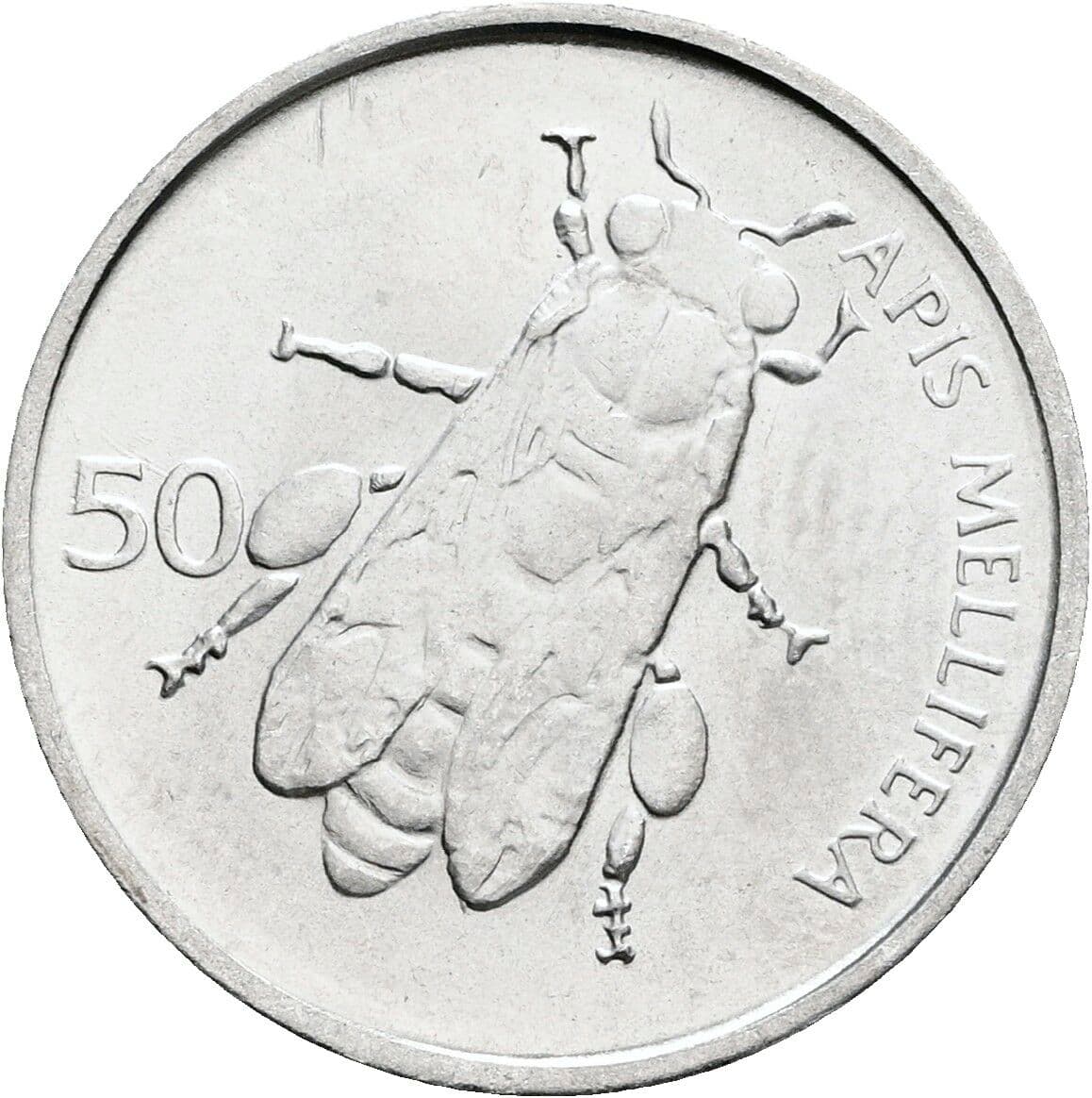 50 Stotinov 1993 – Rückseite