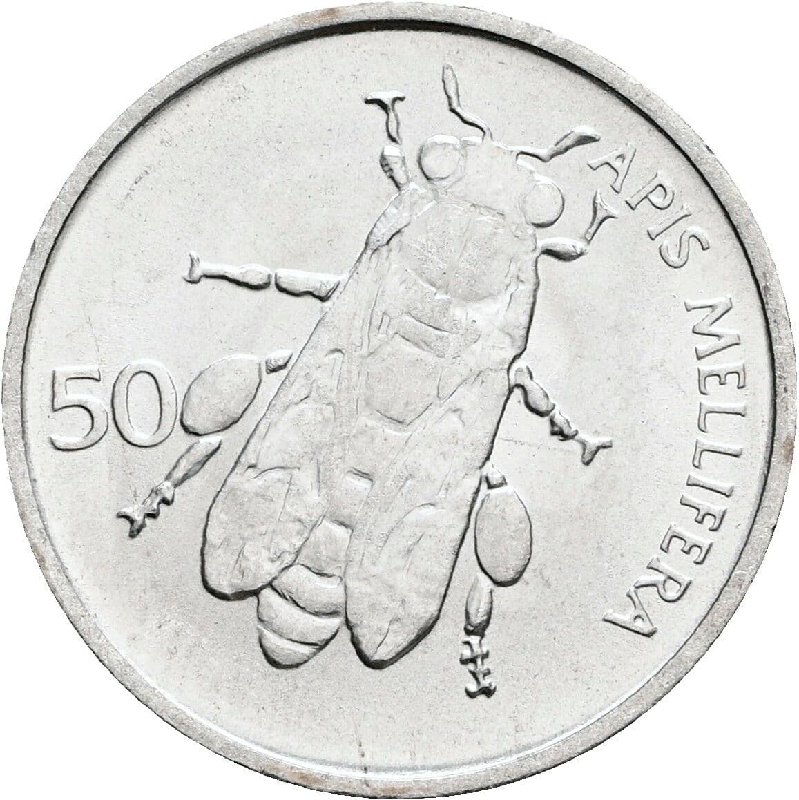 50 Stotinov 1993 – Rückseite