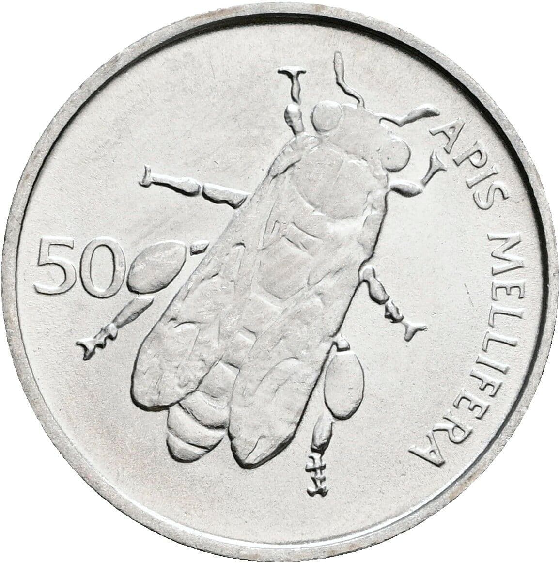50 Stotinov 1993 – Rückseite