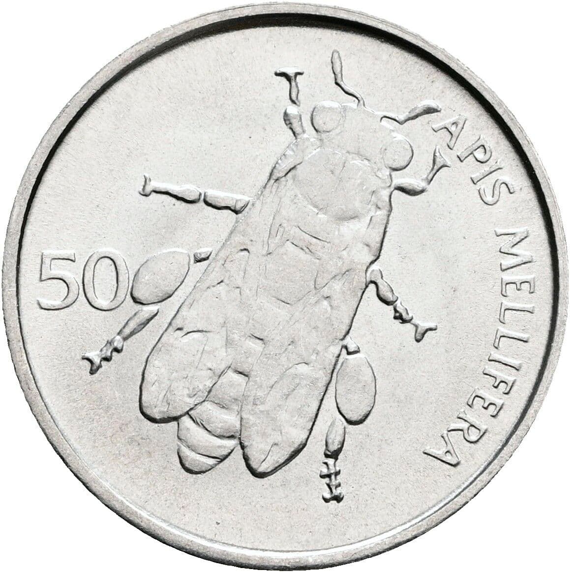 50 Stotinov 1993 – Rückseite
