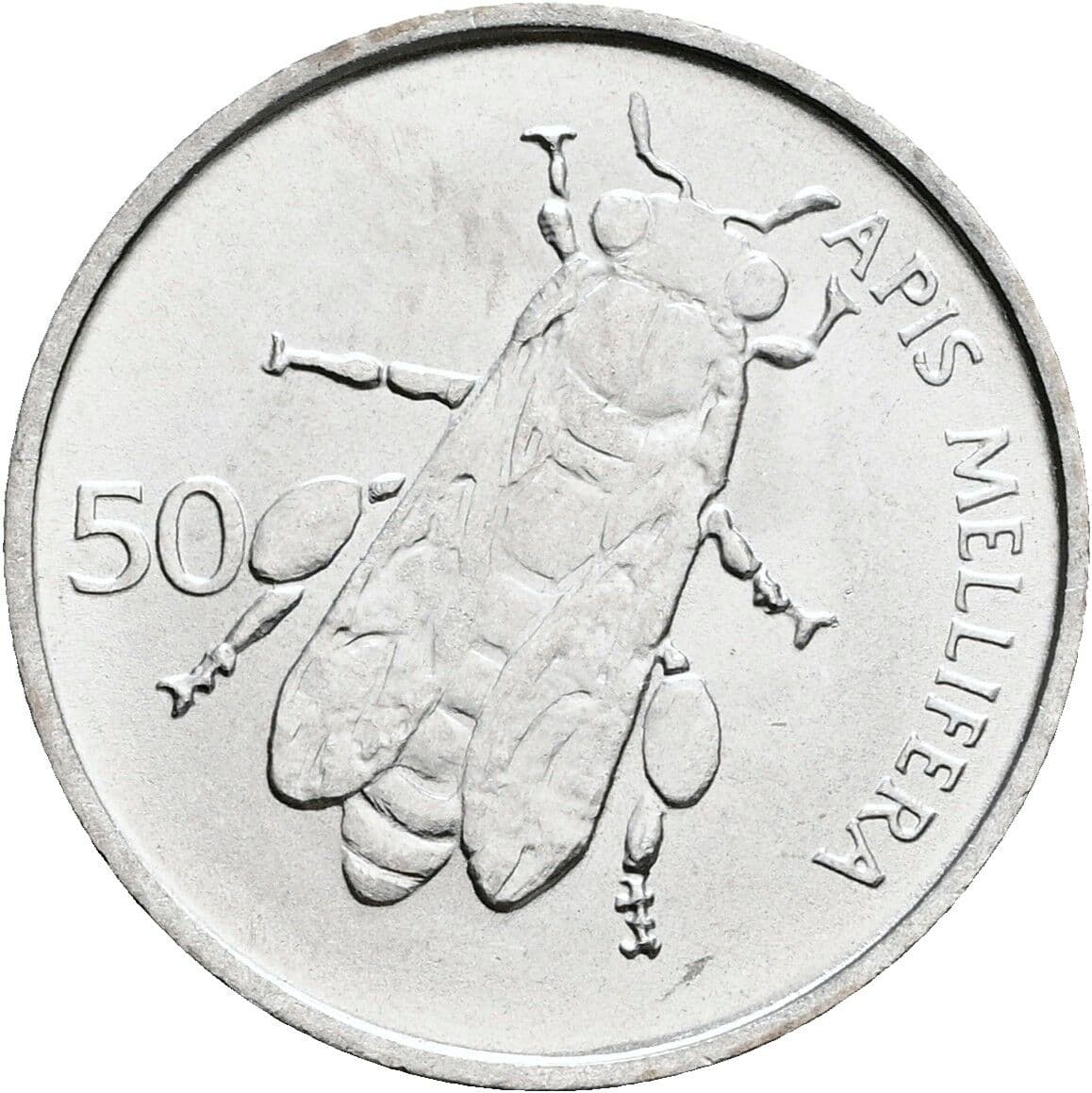50 Stotinov 1993 – Rückseite