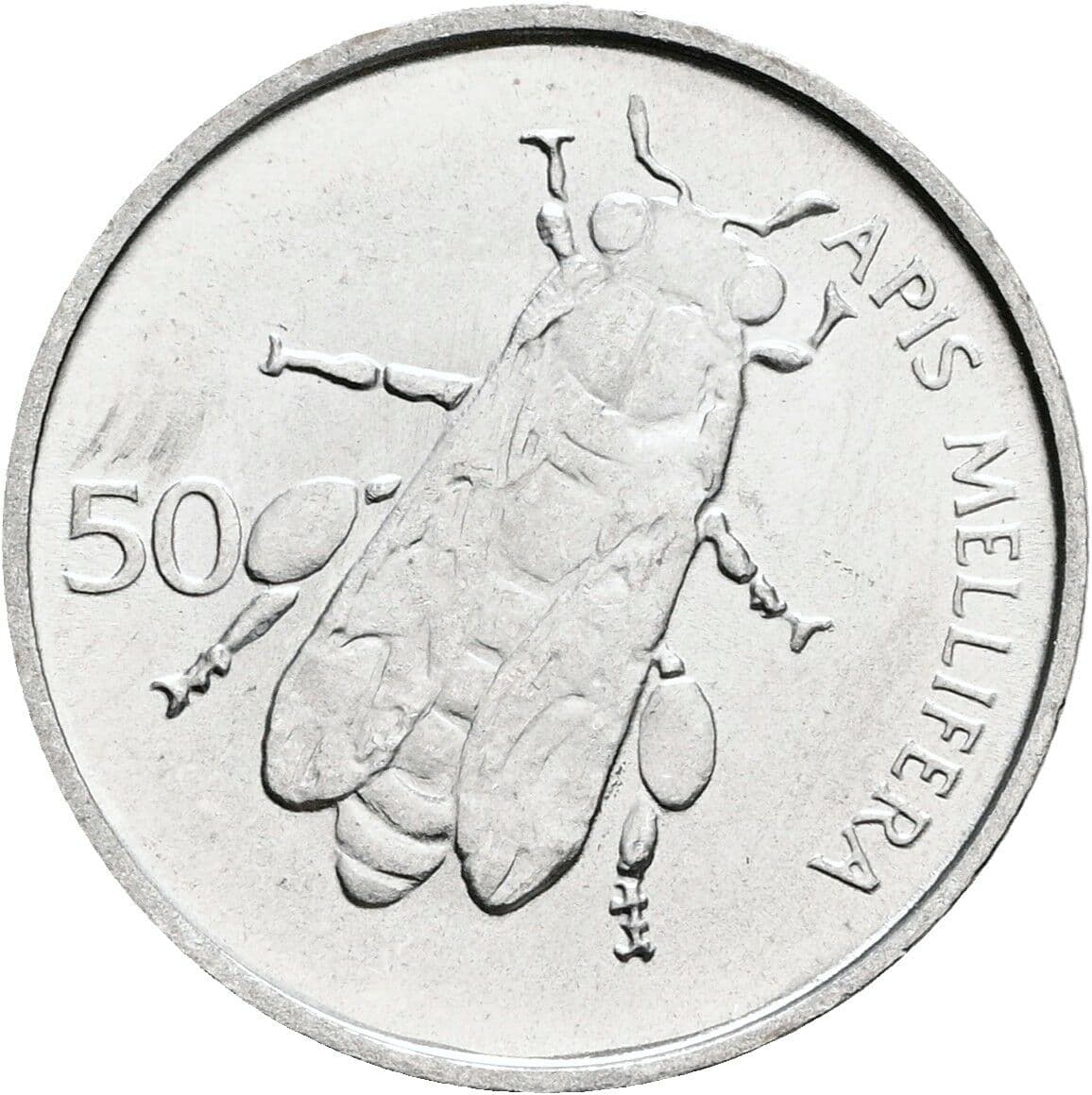 50 Stotinov 1993 – Rückseite