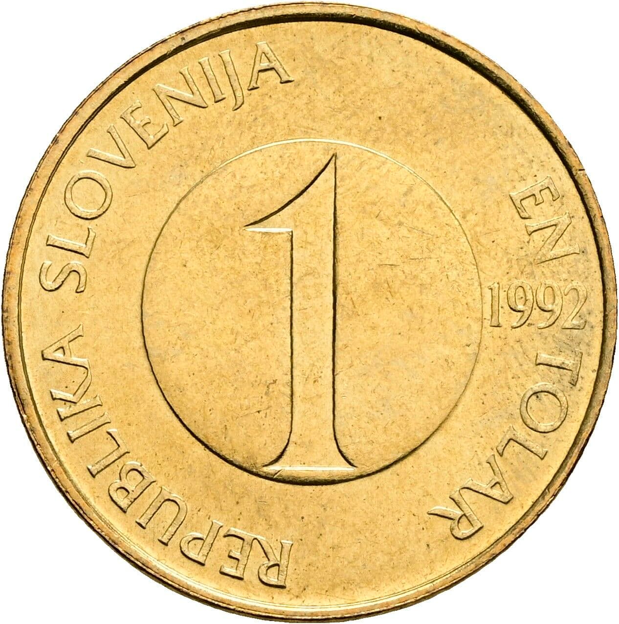 1 Tolar 1992 – Vorderseite