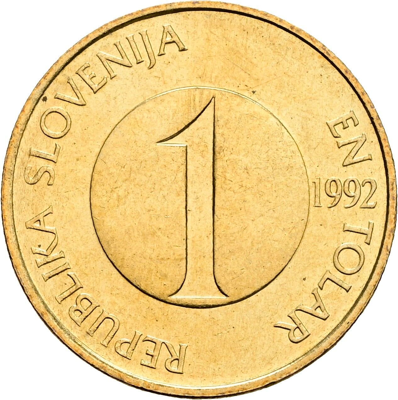 1 Tolar 1992 – Vorderseite