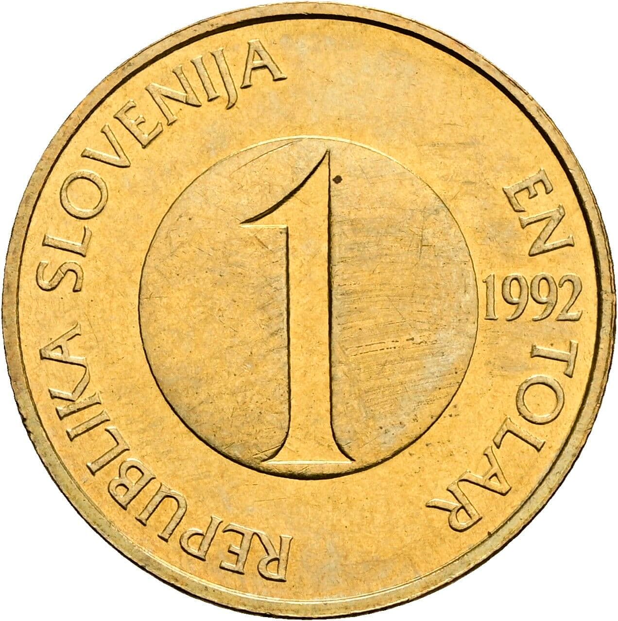 1 Tolar 1992 – Vorderseite