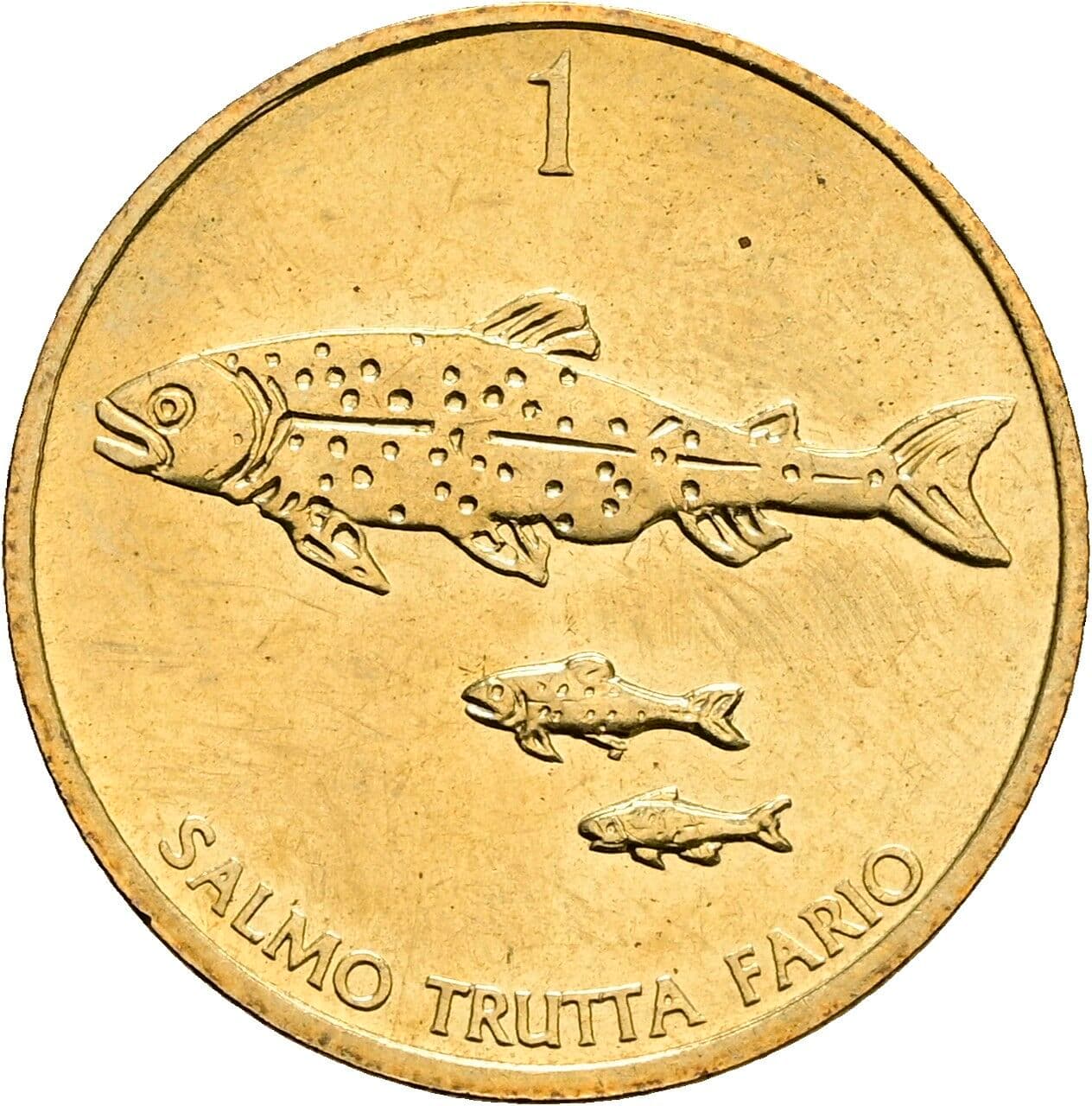 1 Tolar 1992 – Rückseite