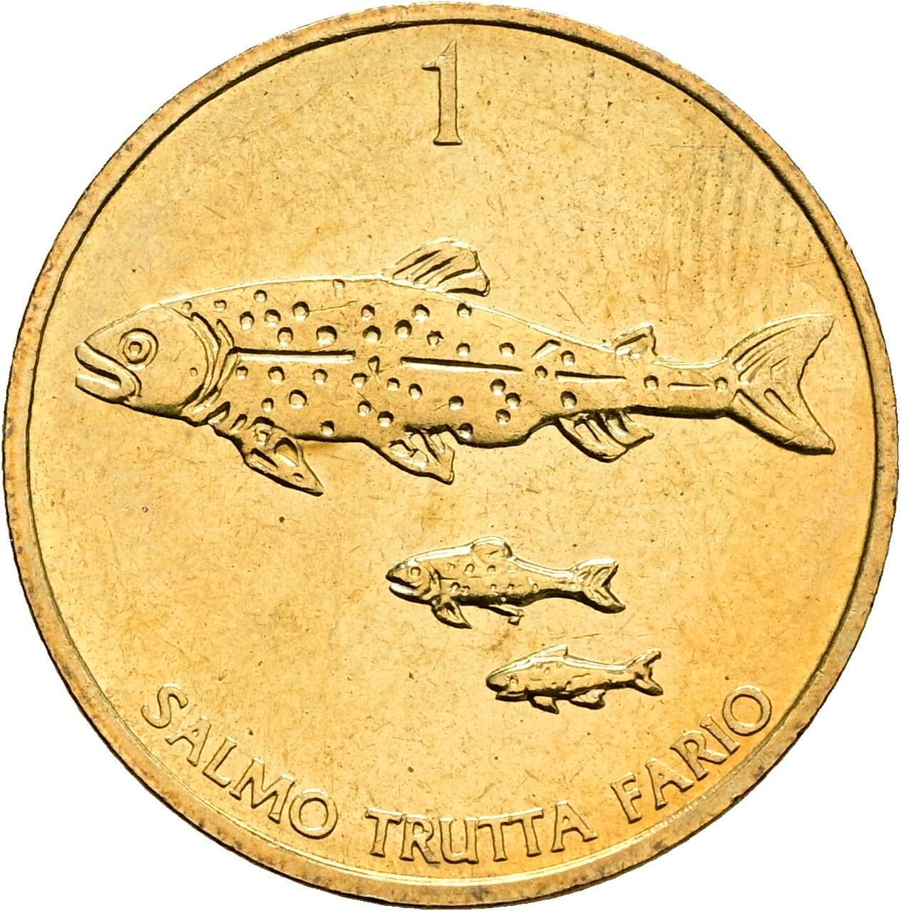 1 Tolar 1992 – Rückseite