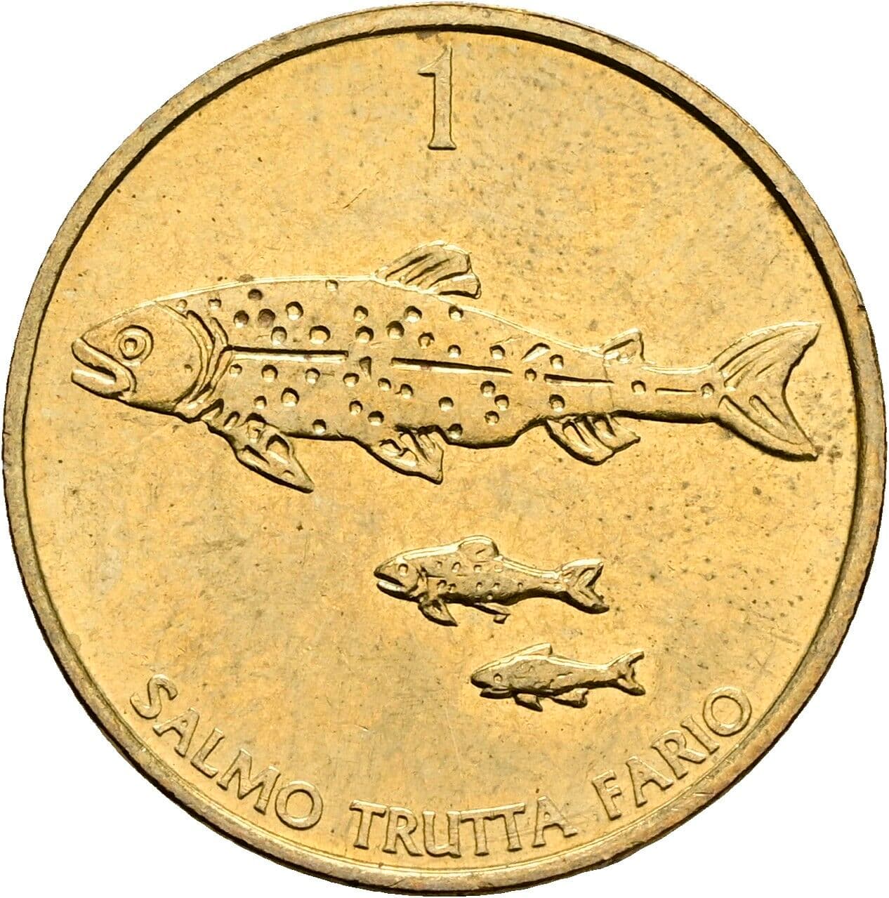 1 Tolar 1992 – Rückseite