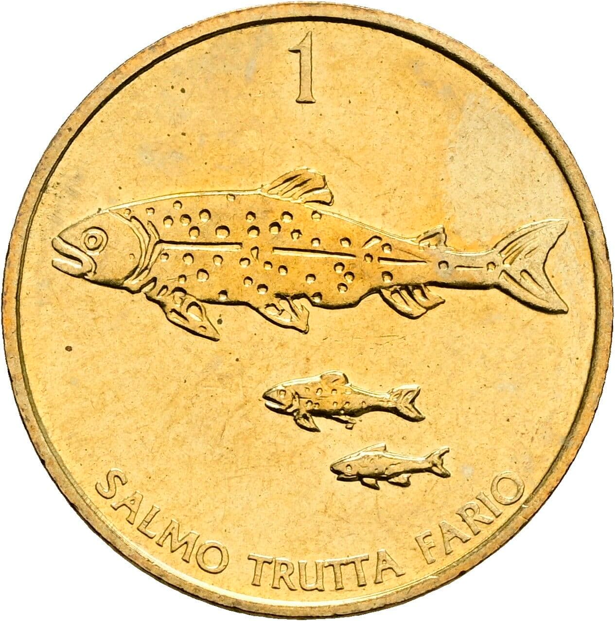 1 Tolar 1992 – Rückseite