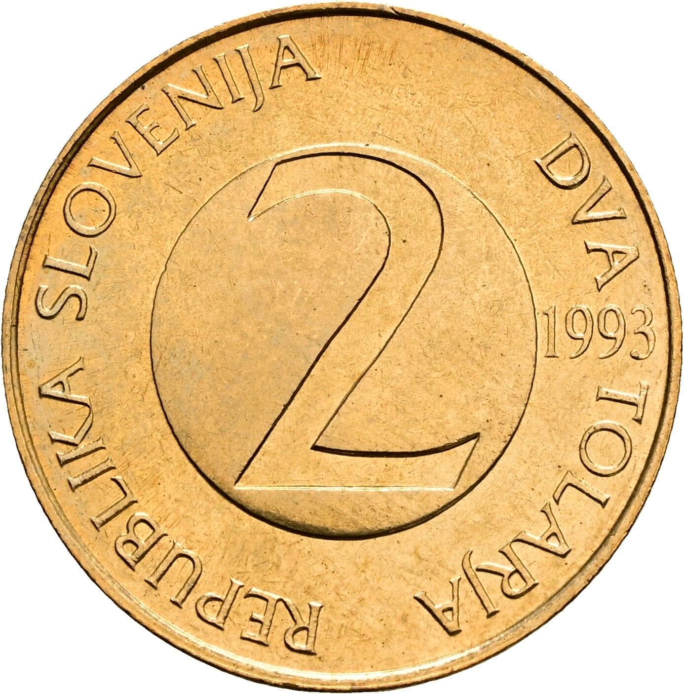 2 Tolarja 1993 – Vorderseite
