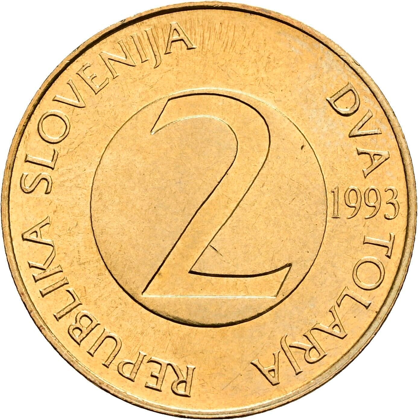 2 Tolarja 1993 – Vorderseite