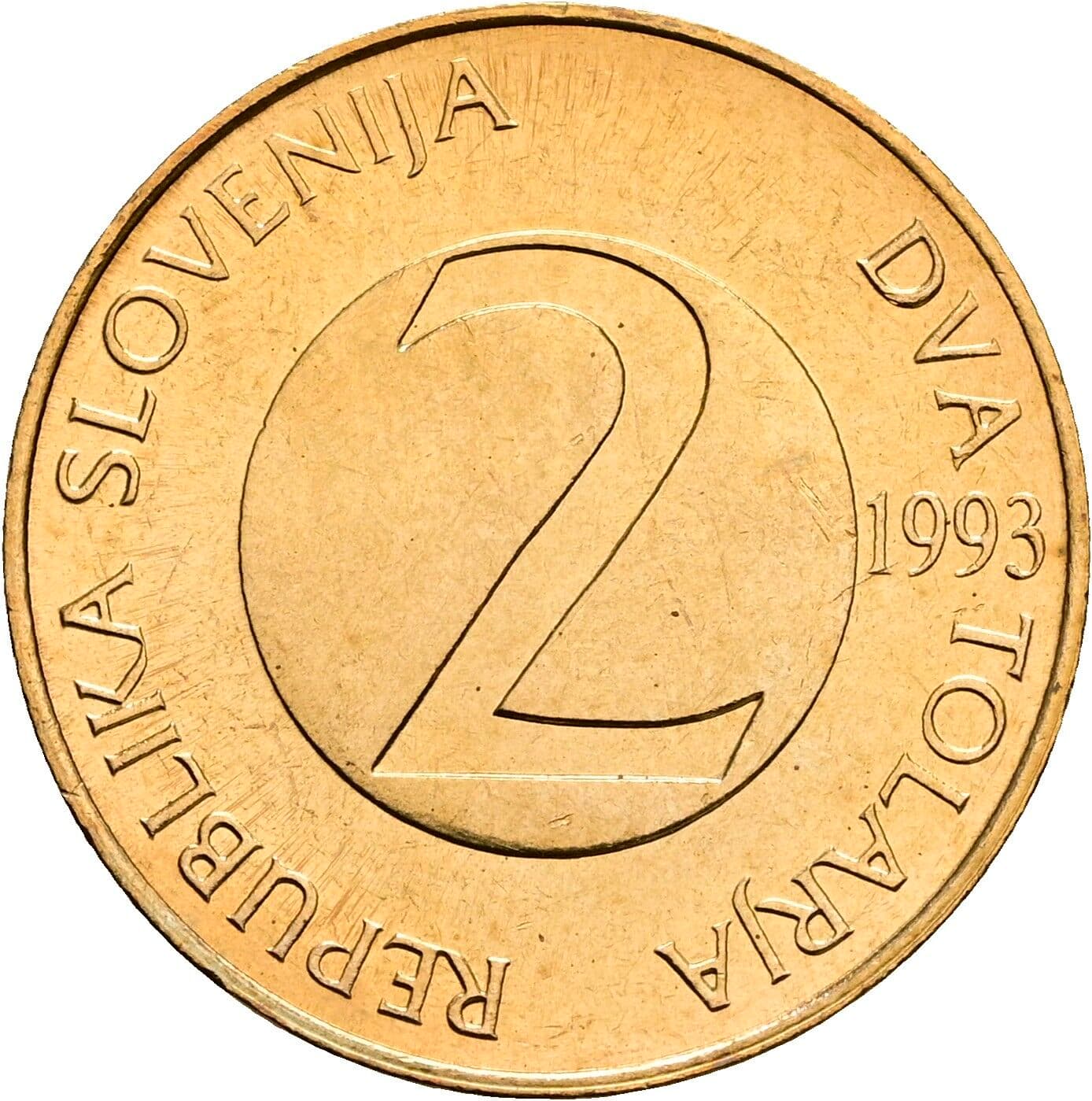 2 Tolarja 1993 – Vorderseite