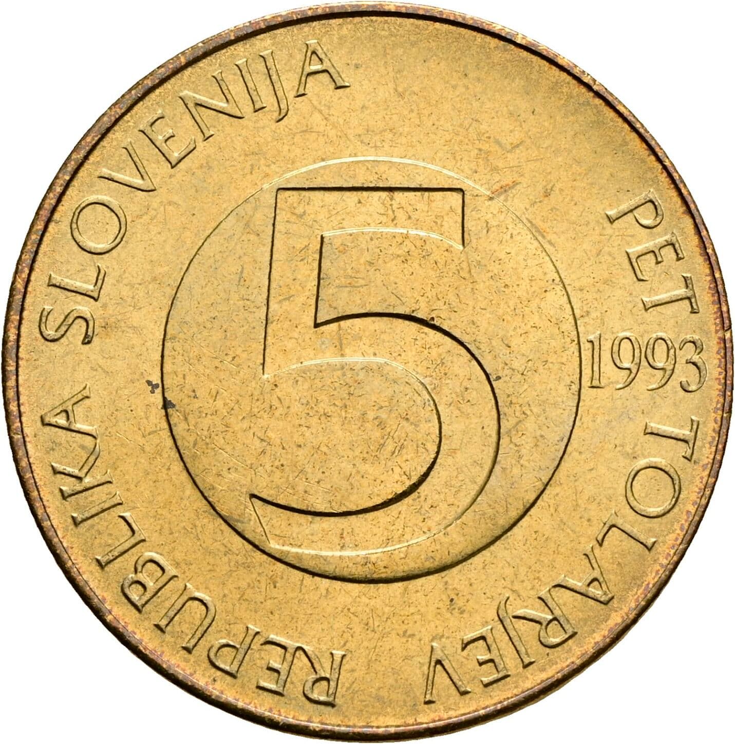 5 Tolarjev