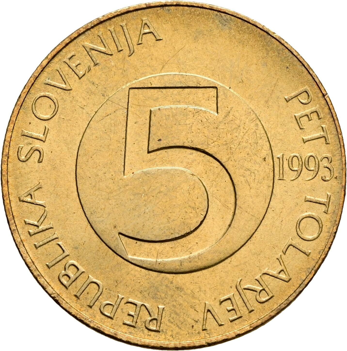 5 Tolarjev