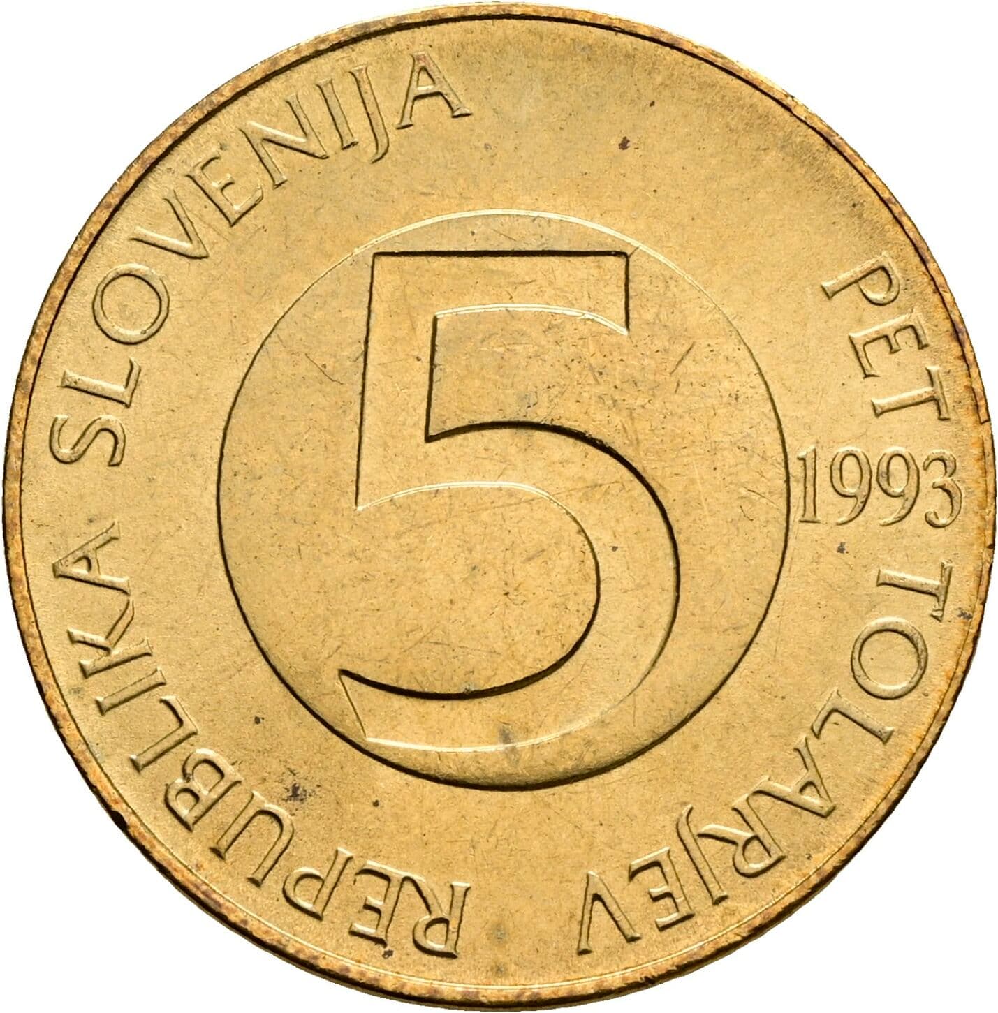 5 Tolarjev