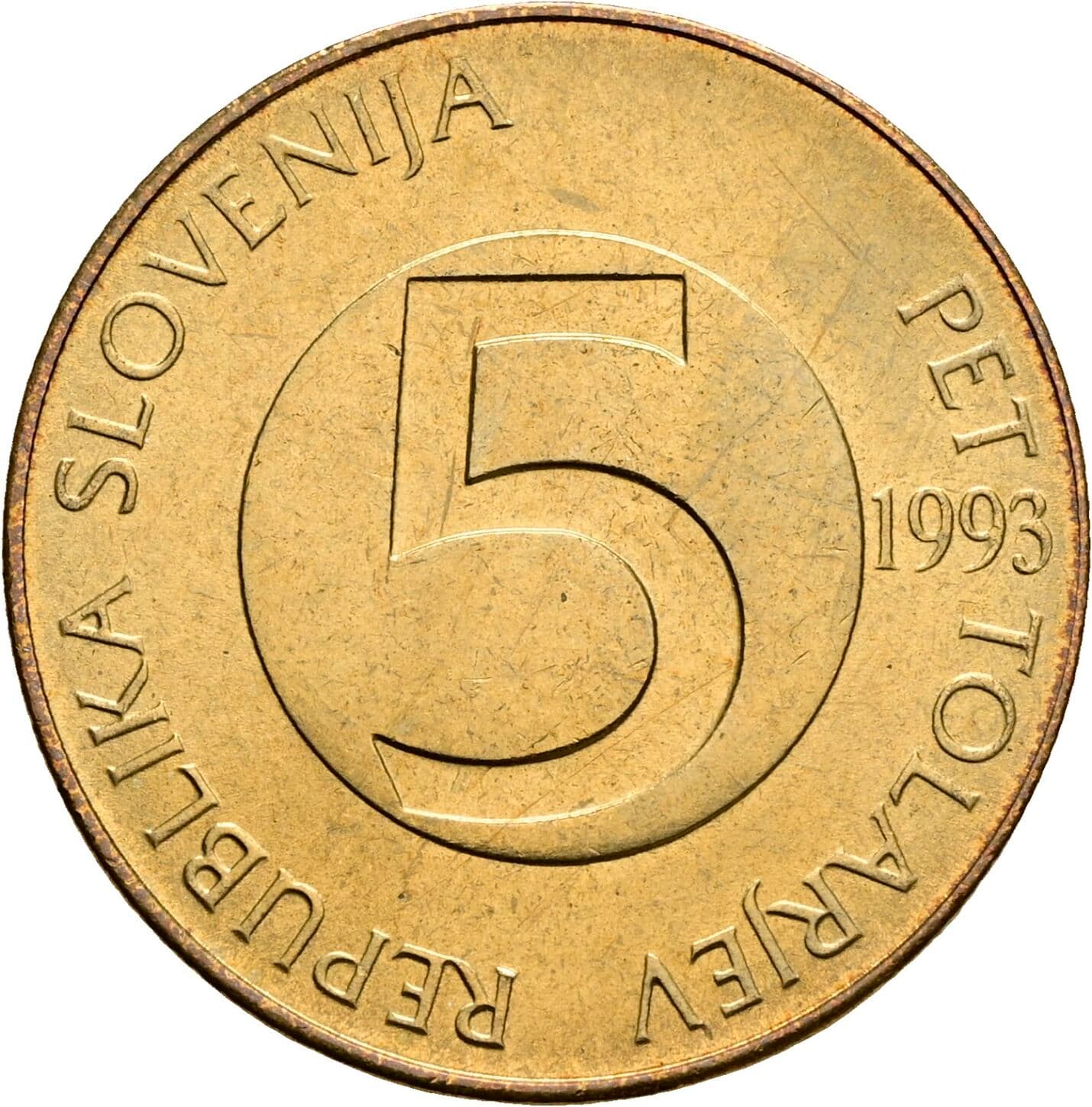 5 Tolarjev