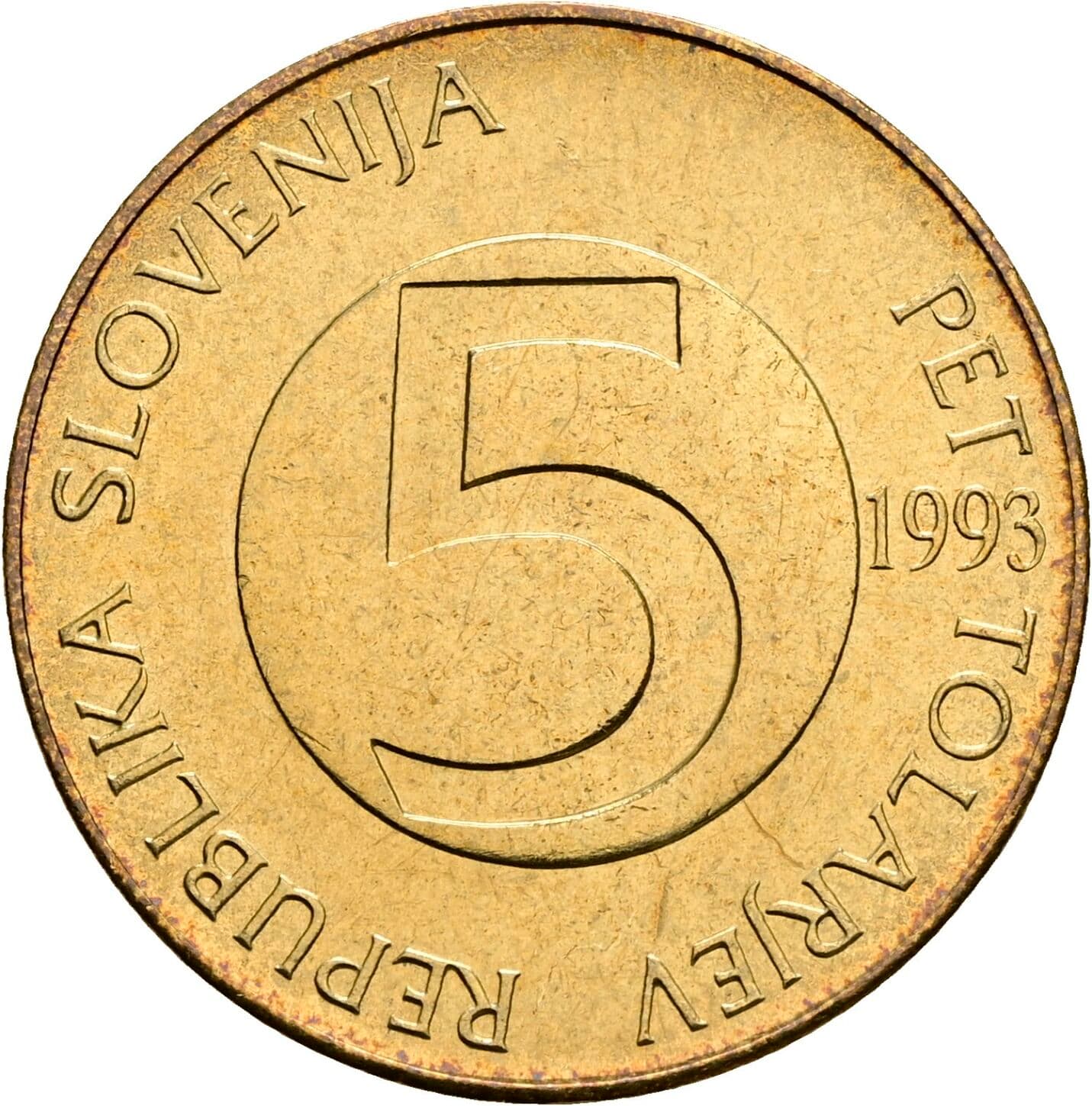 5 Tolarjev