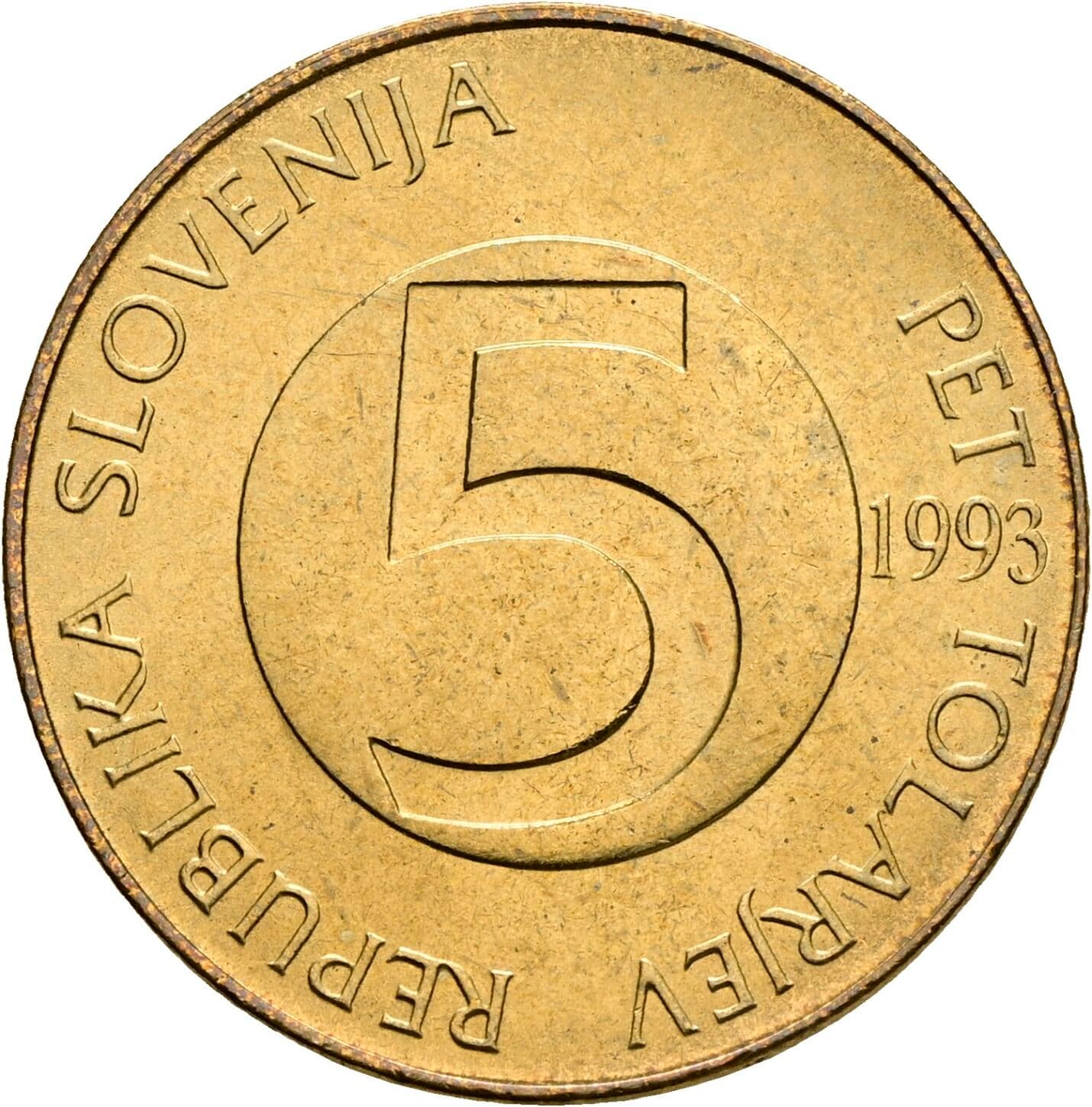 5 Tolarjev