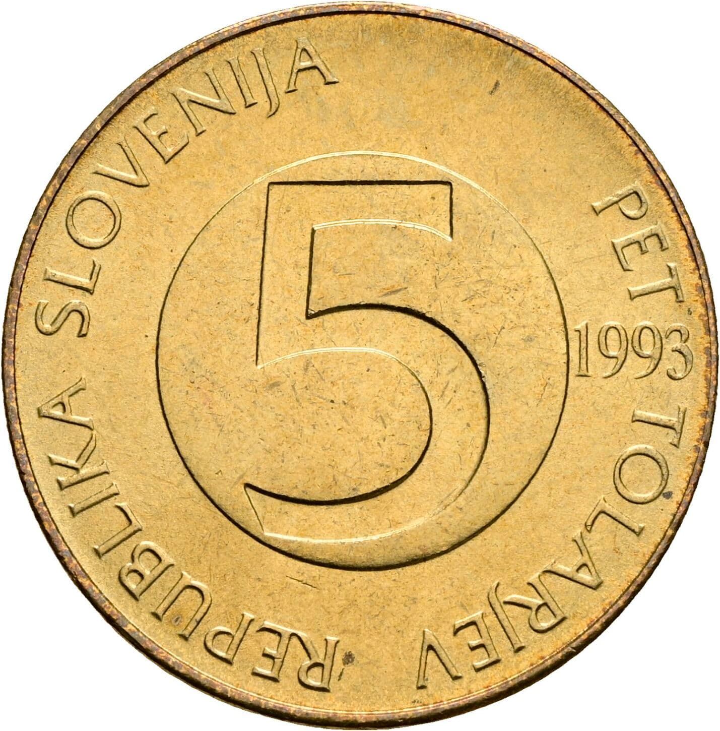 5 Tolarjev