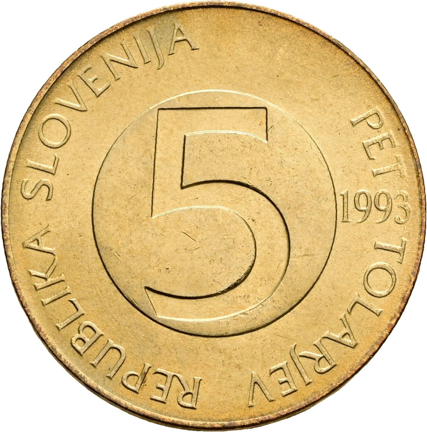 5 Tolarjev
