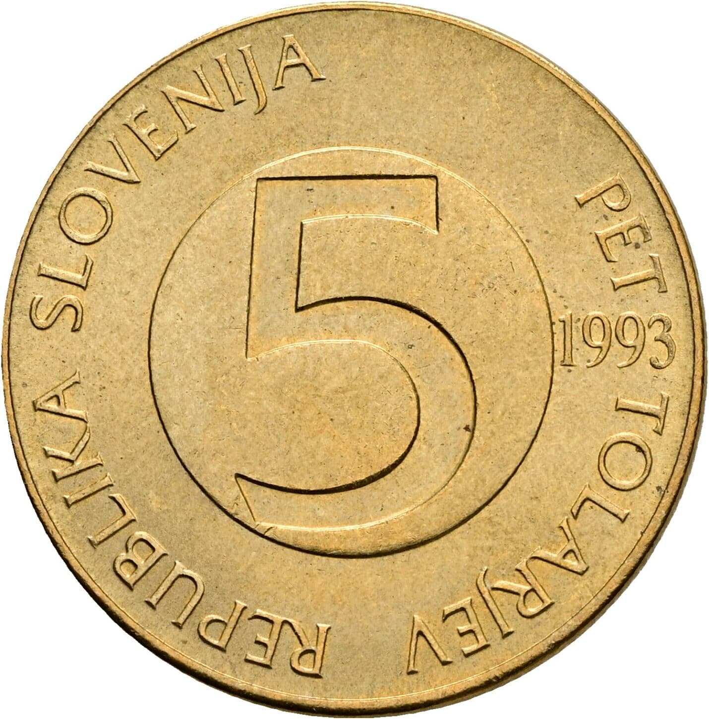 5 Tolarjev