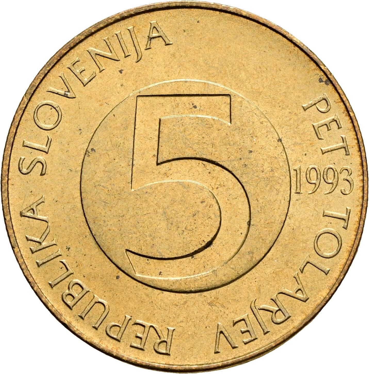 5 Tolarjev