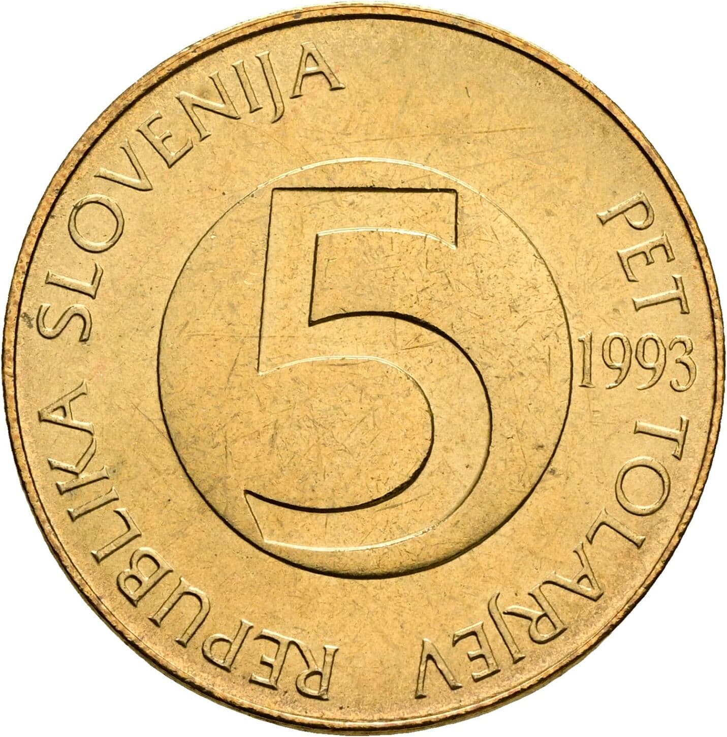 5 Tolarjev