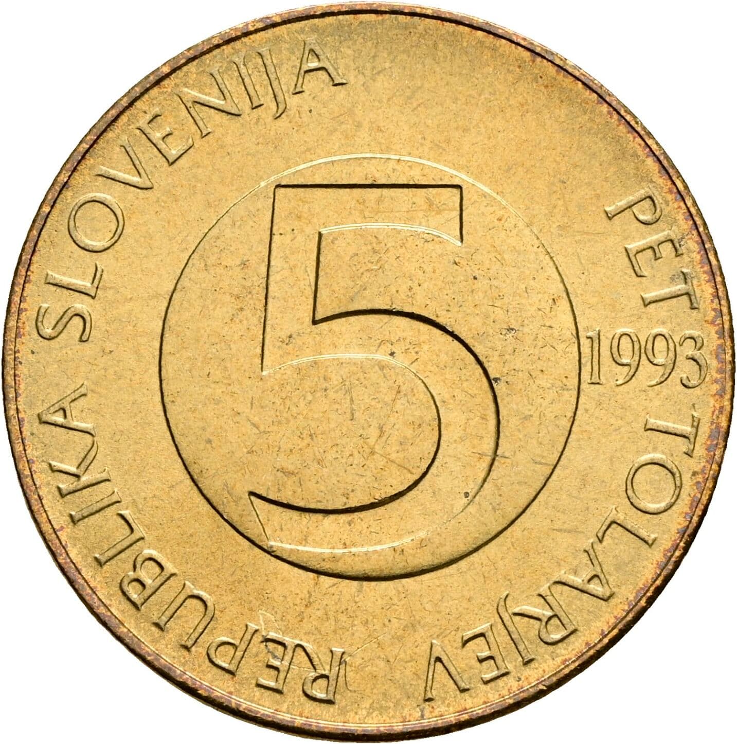 5 Tolarjev
