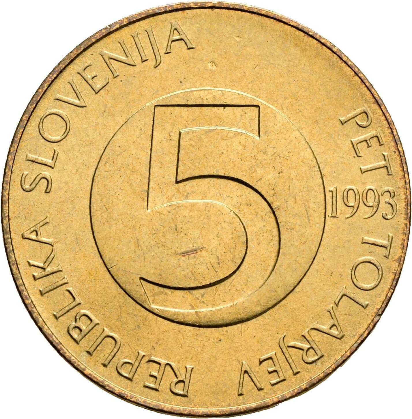 5 Tolarjev